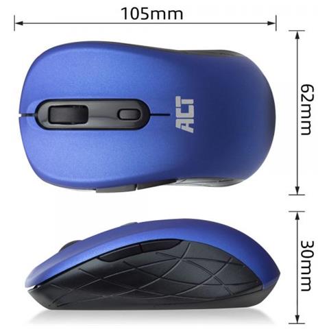 Ac5140 Mouse Ambidestro Rf Wireless Ottico 1600 Dpi - Foto 2