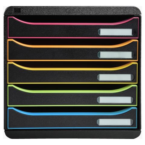 309914D cassettiera ufficio Nero - Foto 1