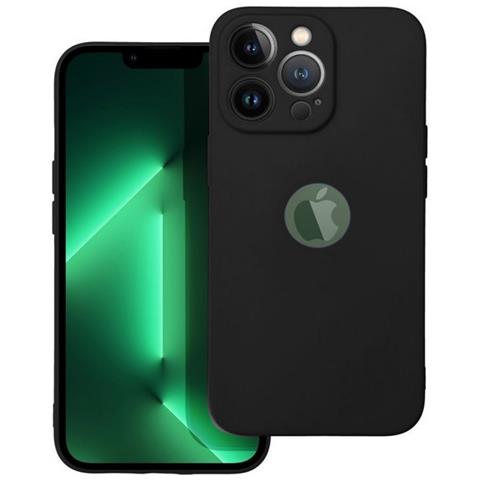 Forcell Custodia Tpu Silicone Cover Soft-case Per Apple Iphone 14 Pro Black - Foto 1
