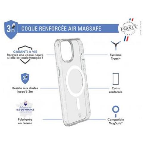Cover Rinforzata Air Compatibile Con Magsafe Per Iphone 15 Pro, Trasparente - Foto 2