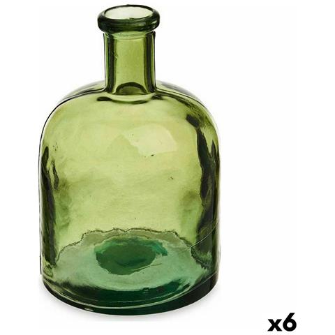 Bottiglia Decorazione Larghezza 15 X 23,5 X 15 Cm Verde (6 Unità) - Foto 1