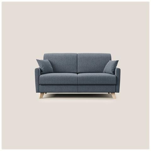 Edgar Divano letto matrimoniale in tessuto felis impermeabile T03 200 cm (mat. 160x197) blu - Foto 3