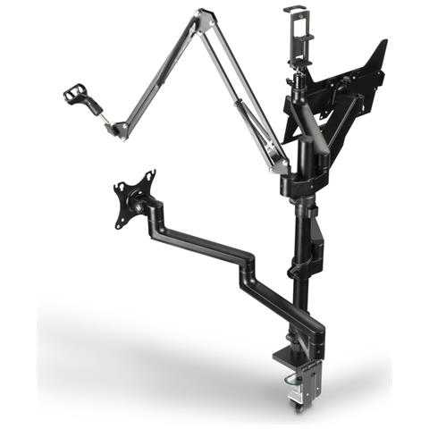00004663 supporto da tavolo per Tv a schermo piatto 81,3 cm (32") Nero Scrivania - Foto 13
