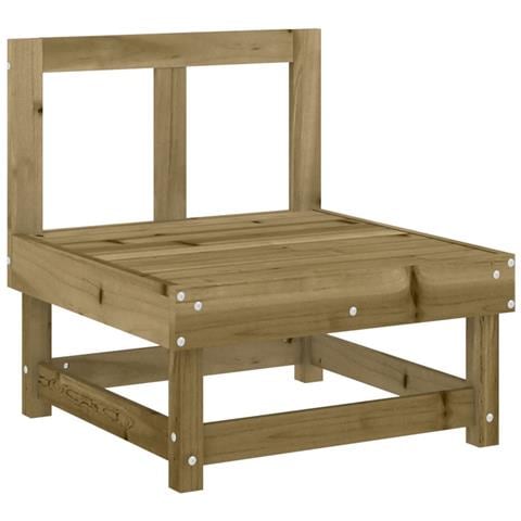 Set Salotto Da Giardino 5 Pz In Legno Impregnato Di Pino - Foto 2