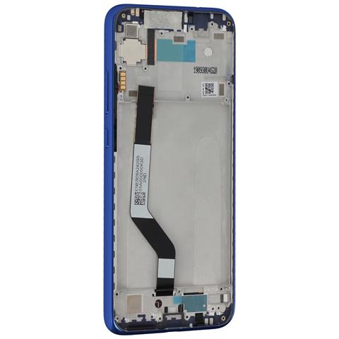 Schermo Redmi Note 7 Lcd + Vetro Touch + Frame Originale, Blu - Foto 2
