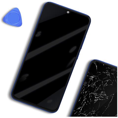 Schermo Redmi Note 7 Lcd + Vetro Touch + Frame Originale, Blu - Foto 4