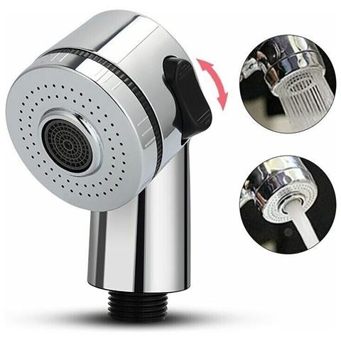 Doccia Mano Doccetta Portatile Lavandino Tubo Anticalcare Campeggio 8827 - Foto 2