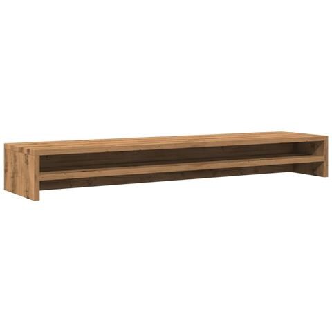 Supporto Monitor Rovere Artigianale 100x24x13 Cm Multistrato - Foto 2