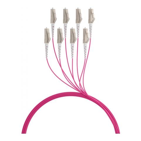 Efb Elektronik O8322s80om4 Cavo Infiniband E In Fibra Ottica 80 M 8x Lc U-dq (zn) Bh Beige, Nero - Foto 2