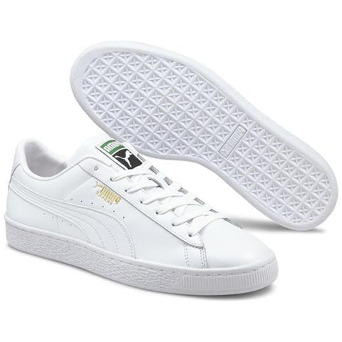 Basket Classic Sneakers Sintetico E Tessile Scarpe Uomo Bianco Eu 46, 374923 01 - Foto 1