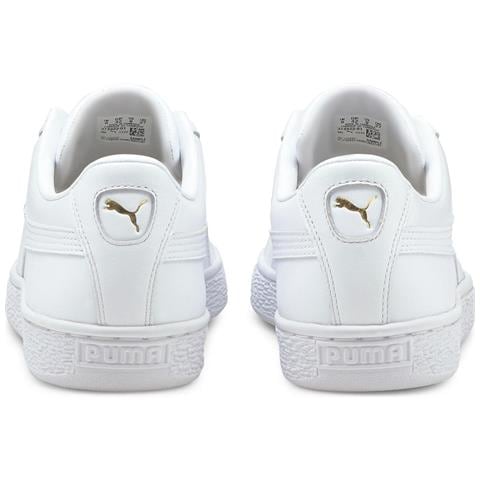 Basket Classic Sneakers Sintetico E Tessile Scarpe Uomo Bianco Eu 46, 374923 01 - Foto 3