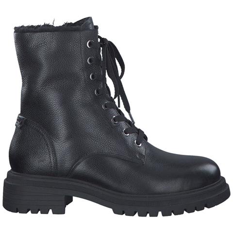 Black Casual Closed Booties Stivaletti Pelle Scarpe Donna Nero Eu 38, 1-26222-41 003 - Foto 2