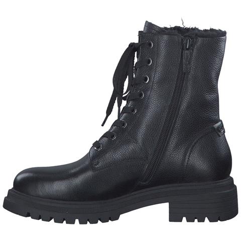 Black Casual Closed Booties Stivaletti Pelle Scarpe Donna Nero Eu 38, 1-26222-41 003 - Foto 3