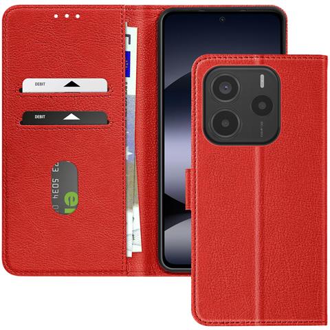 Cover A Libro Per Redmi Note 14 5g Aletta Multifunzione Supporto Video - Foto 1