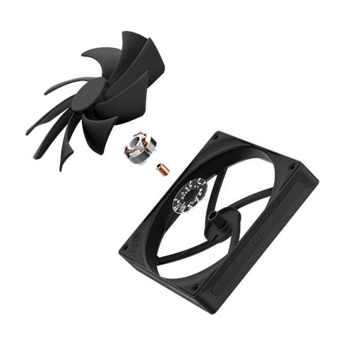 F140Q Case per computer Ventilatore 14 cm Nero 1 pz - Foto 6