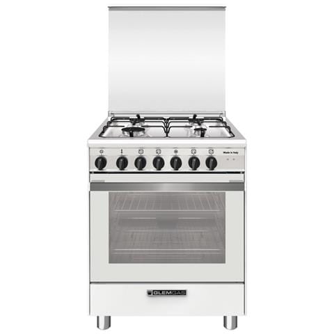 Cucina SA664MWH6 con 4 Zone Cottura a Gas Forno Elettrico Capacità 67 L Classe A Colore Accaio Inox - Foto 1