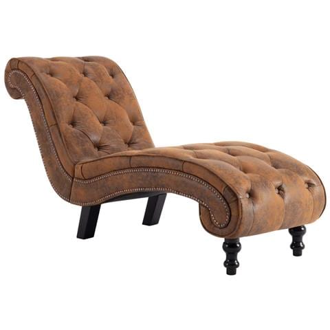 Lusso Casadino - Cislonga Marrone In Similpelle Scamosciata - Foto 1