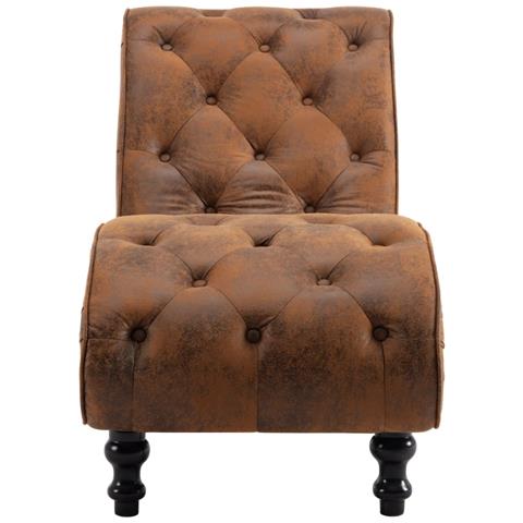 Lusso Casadino - Cislonga Marrone In Similpelle Scamosciata - Foto 2