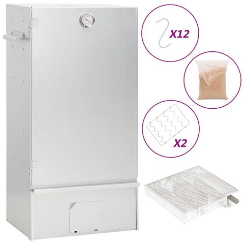 Forno Affumicatore BBQ Generatore Fumo Freddo Acciaio Zincato - Foto 1