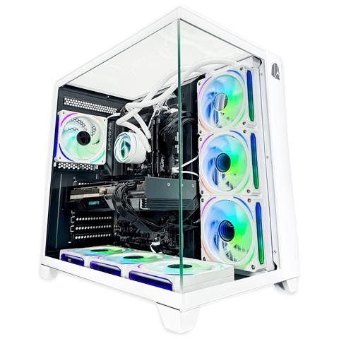 Pc Gaming Estremo Nitro V2 Bianco - I9-12900kf, Rtx 5070 12 Gb, 32 Gb Ddr4, 1 Tb M2, Win11 - Pronto Per Giocare - Foto 1
