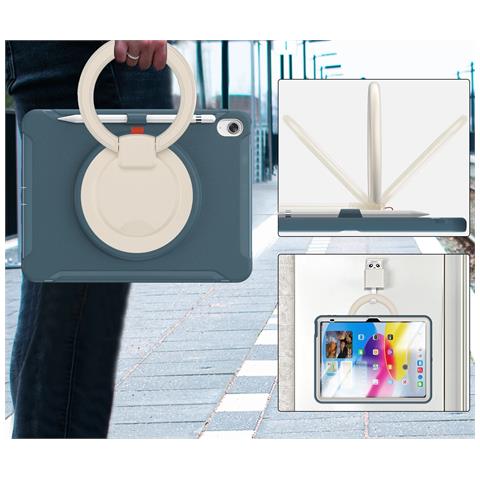 Custodia Per Ipad Pro 10.5""/air 10.5"" Con Porta Pennino Blu - Foto 2