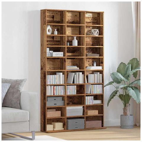 Mobile porta CD Legno vecchio 101 x 23 x 177.5 cm - Foto 2