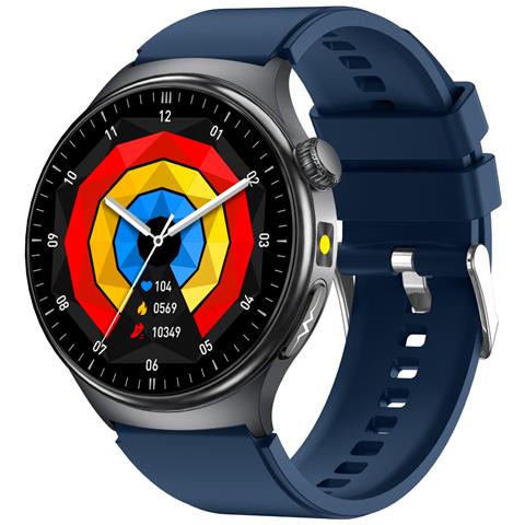 Smartwatch Con Display Amoled, Ecg, Monitoraggio Frequenza Cardiaca E Ossigeno Nel Sangue Blue - Foto 1