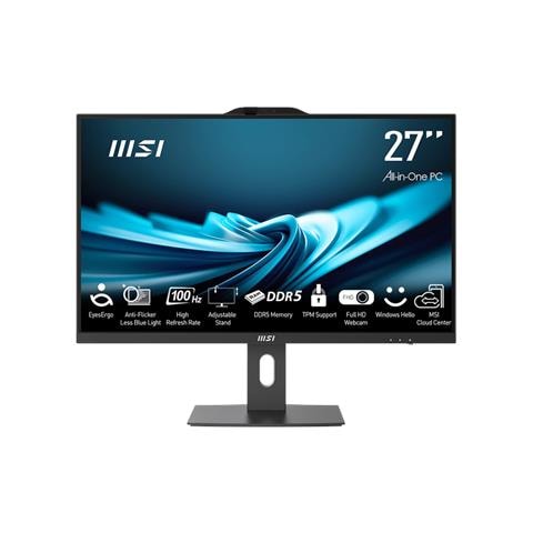 All-In-One Pro AP272P 14M-867XEU Monitor 27" Full HD IPS Intel Core i5-14400 RAM 16GB SSD 512GB 6xUSB Nero - Foto 1
