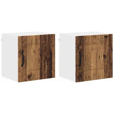 Pensile cucina con porta 2 pcs Legno vecchio 40 x 31 x 40 cm - Foto 1