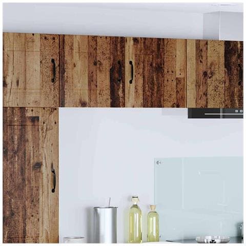 Pensile cucina con porta 2 pcs Legno vecchio 40 x 31 x 40 cm - Foto 2