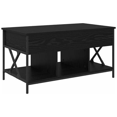 Tavolino da salotto Rovere Nero 100 x 55 x 48.5 cm - Foto 1