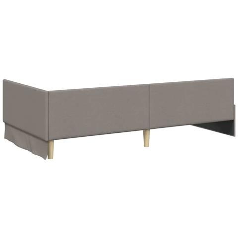 Struttura Letto Angolare con Materasso 2 pcs Talpa Tessuto - Foto 9