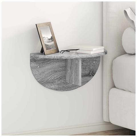 Scaffale da parete 2 pcs Grigio Sonoma 48 x 24 x 24 cm - Foto 2
