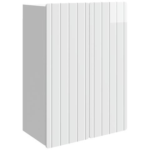 Mobiletto a muro Bianco Lucido 66 x 34,5 x 92 cm - Foto 1