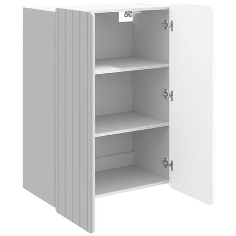 Mobiletto a muro Bianco Lucido 66 x 34,5 x 92 cm - Foto 2