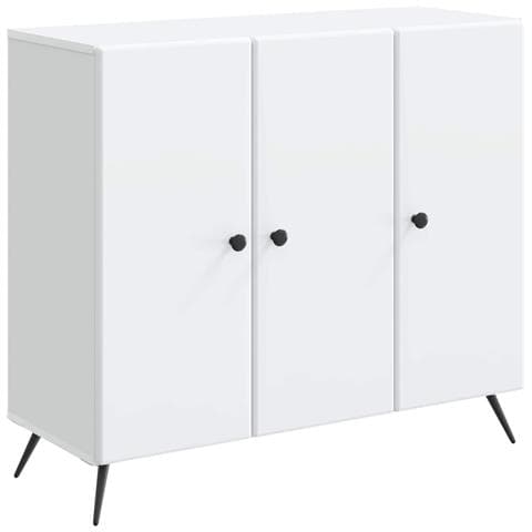 Credenza Bianco 89 x 34,5 x 80 cm Legno ingegnerizzato - Foto 1