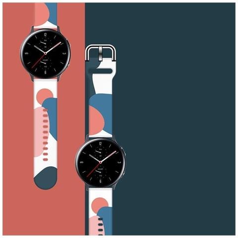 Cinturino Moro In Silicone Per Samsung Galaxy Watch 46 Mm, Bracciale Per Orologio 10 - Foto 2