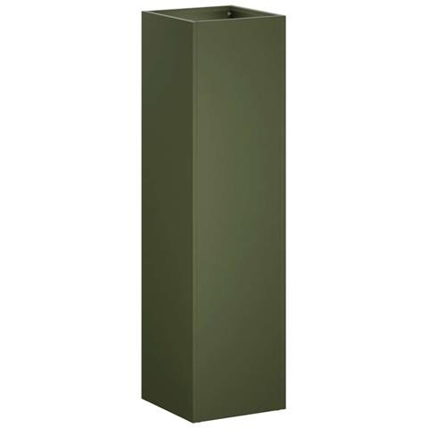 Vaso da giardino Verde Oliva 20 x 20 x 75 cm - Foto 1