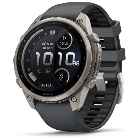 Fenix 9 Pro 3,56 cm (1.4") AMOLED 47 mm Digitale 454 x 454 Pixel Touch screen 4G Titanio Wi-Fi GPS (satellitare) - Foto 1