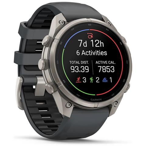 Fenix 9 Pro 3,56 cm (1.4") AMOLED 47 mm Digitale 454 x 454 Pixel Touch screen 4G Titanio Wi-Fi GPS (satellitare) - Foto 2