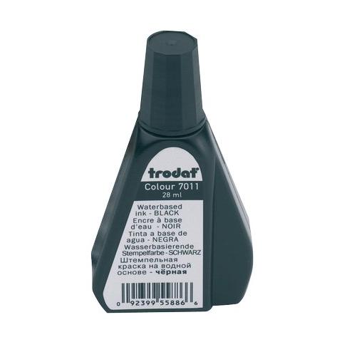 pz. 1 Inchiostro per timbri Trodat 7011 nero28ml 55886 - Foto 1