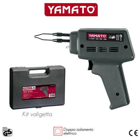 Saldatore pistola con valigetta e accessori Yamato 100W punta di ricambio - Foto 2