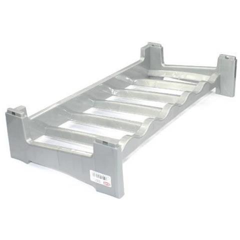 Cantinetta Portabottiglie 6 Posti, Polipropilene, 60x30xh. 12 Cm Silver - Foto 2