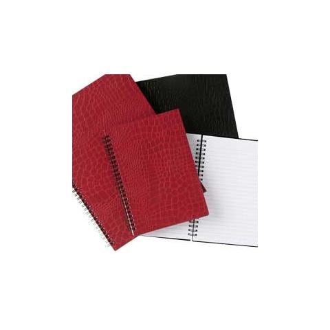 confezione da 6 pezzi - quaderno spiralato 150x210mm 1rigo 80gr 160fg crocchic nero - Foto 1