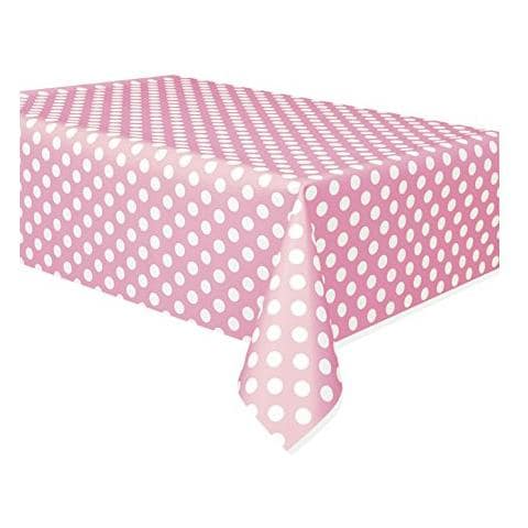 Tovaglia In Plastica Con Motivo A Pois, 2,74 X 1,37 M - Foto 1