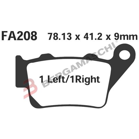 B1r R1420800 Pastiglie R Husqvarna-ktm Post Fa208r - Foto 1
