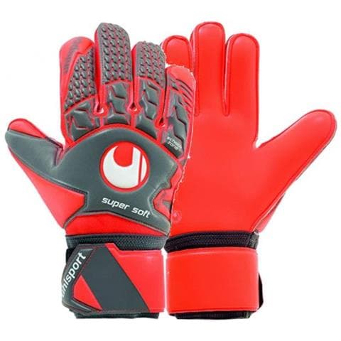 Uhlsport Guanti da portiere Supersoft HN - Bianco/Navy/Argento