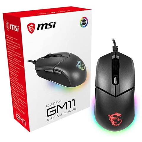 Mouse USB Clutch GM11 Ottico 6 Tasti 5000 DPI Colore Nero - Foto 2
