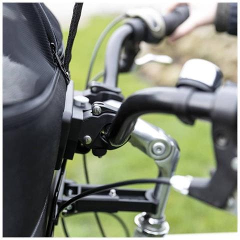 Cestino Anteriore Bici Per Animali Domestici 41x47x29 Cm Nero - Foto 2