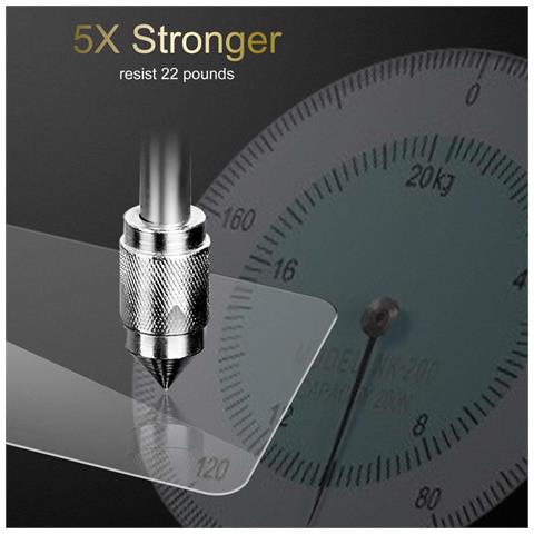 Cadorabo Pellicola Di Armatura Compatibile Con Asus Zenfone 2 (5.5 Zoll) In Elevata Trasparenza - Vetro Temperato (tempered) Di Protezione Del Display In Durezza 9h Con 3d Touch - Foto 11